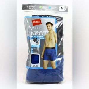 Mens Hanes‎ tagless boxer briefs size small 28-30 new